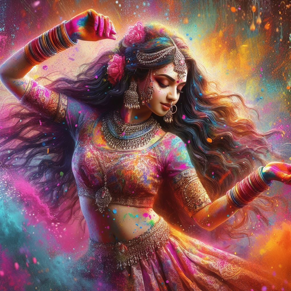 Dancing Indian Girl