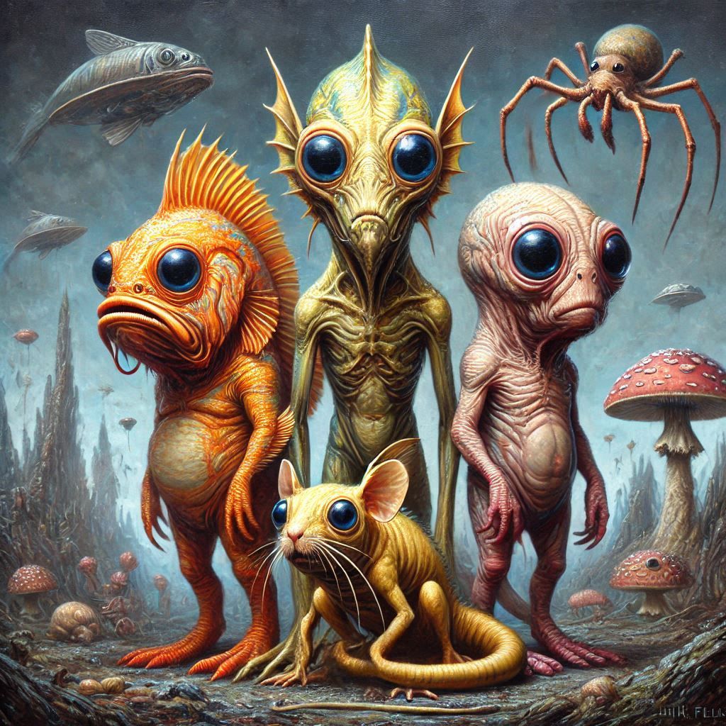 Alien Creatures Lost in a strange world