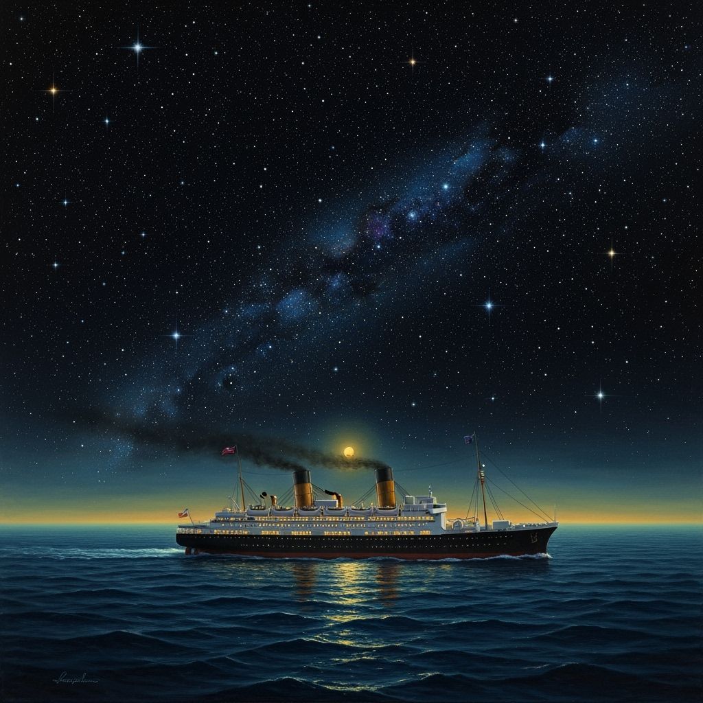 Sailing under the stars  by @Majica Alvarez Sanchez