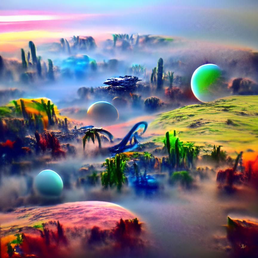 Alien beauty - AI Photo Generator - starryai