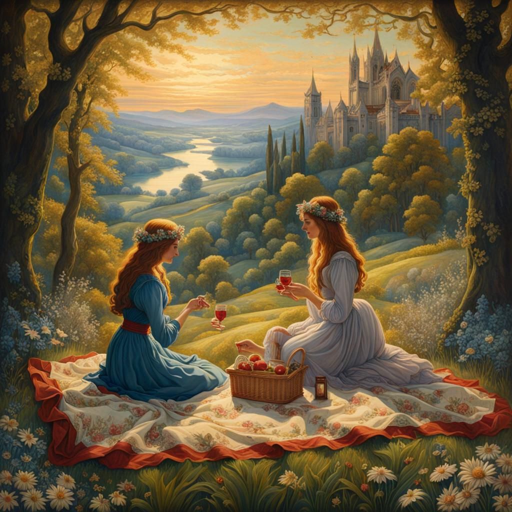 Picnic in Utopia   by @Crystal