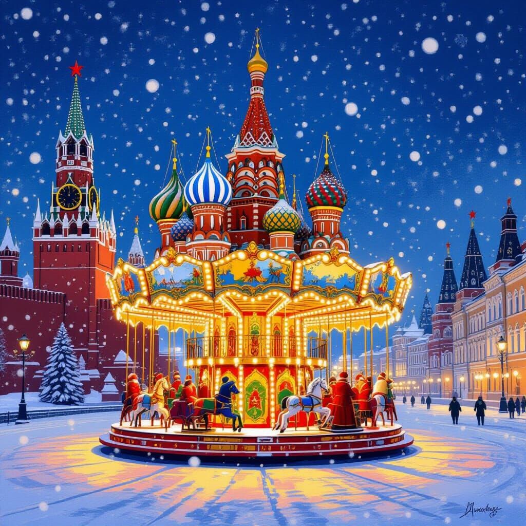 Christmas Carousel  by @JayAnon