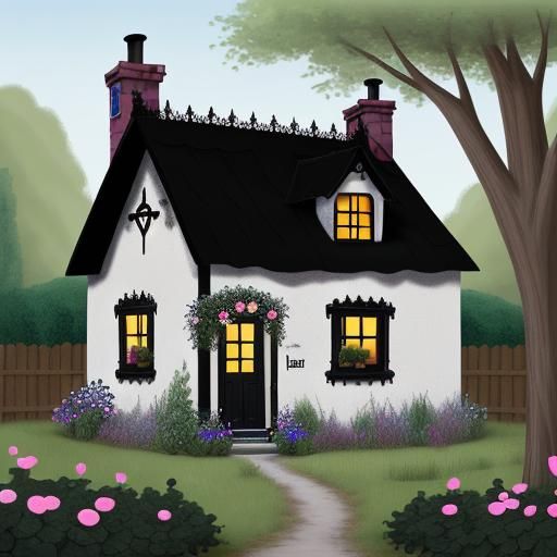 Cute goth cottage