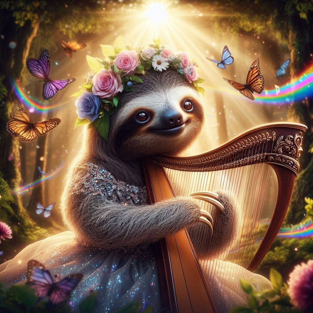 Sloth queen of the harp (2)