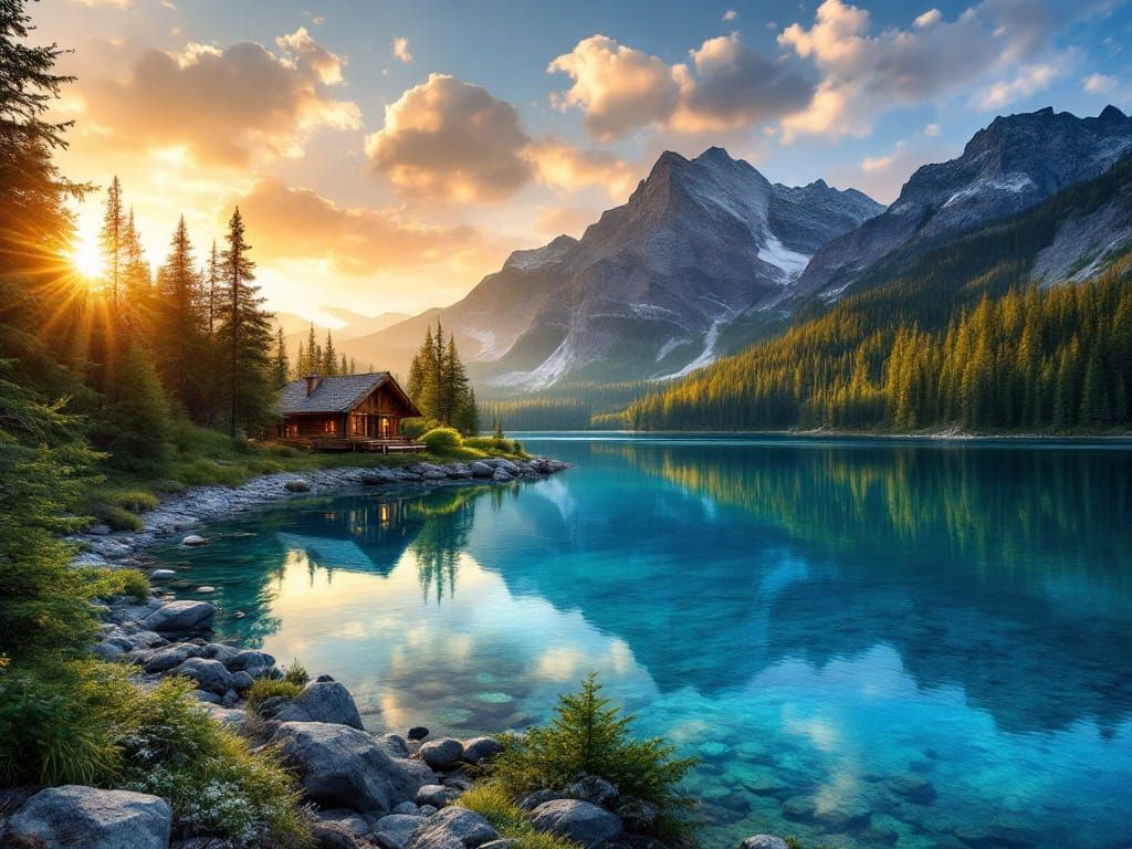 Cabin by the lake  by @John from Youngstown