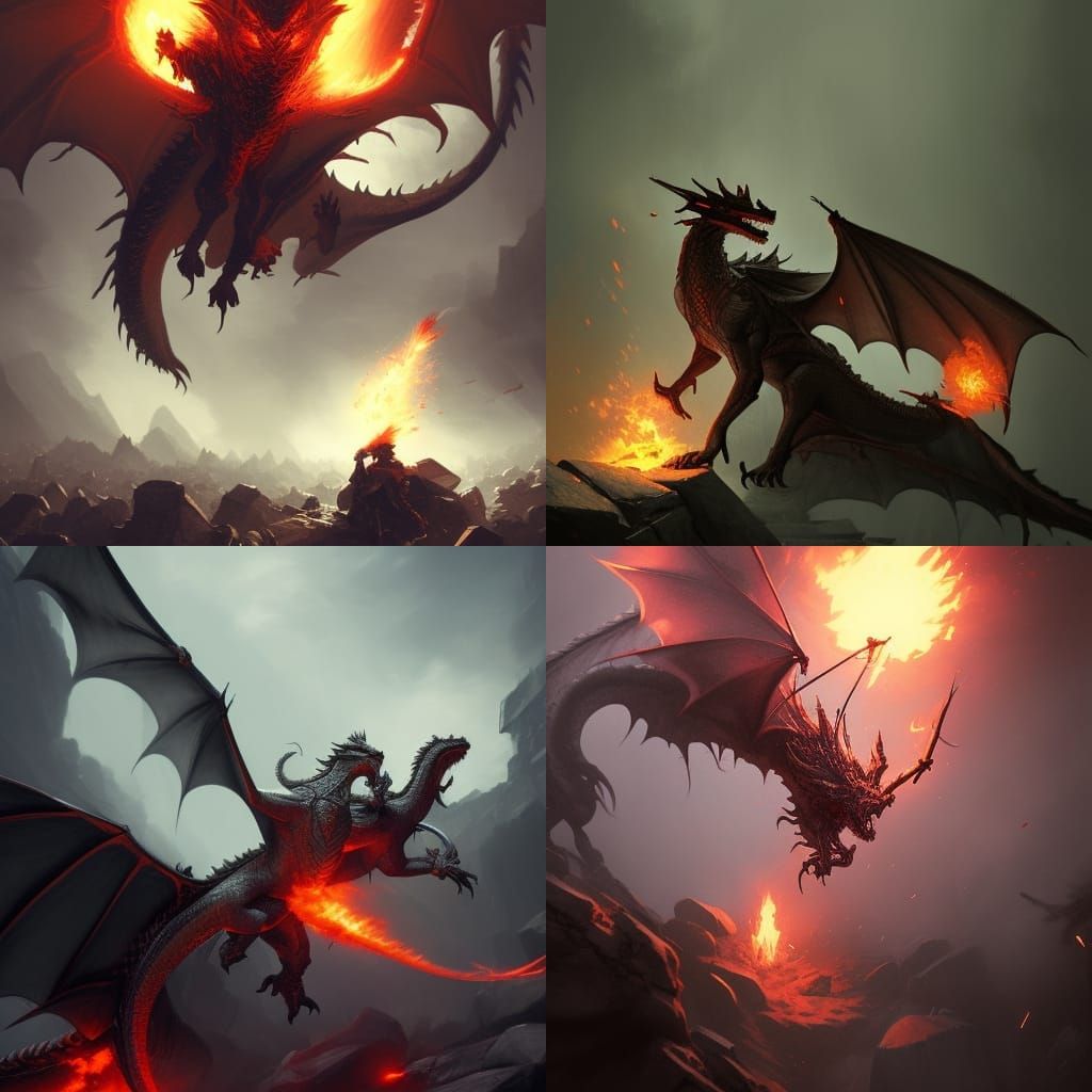 Dragon - AI Generated Artwork - NightCafe Creator