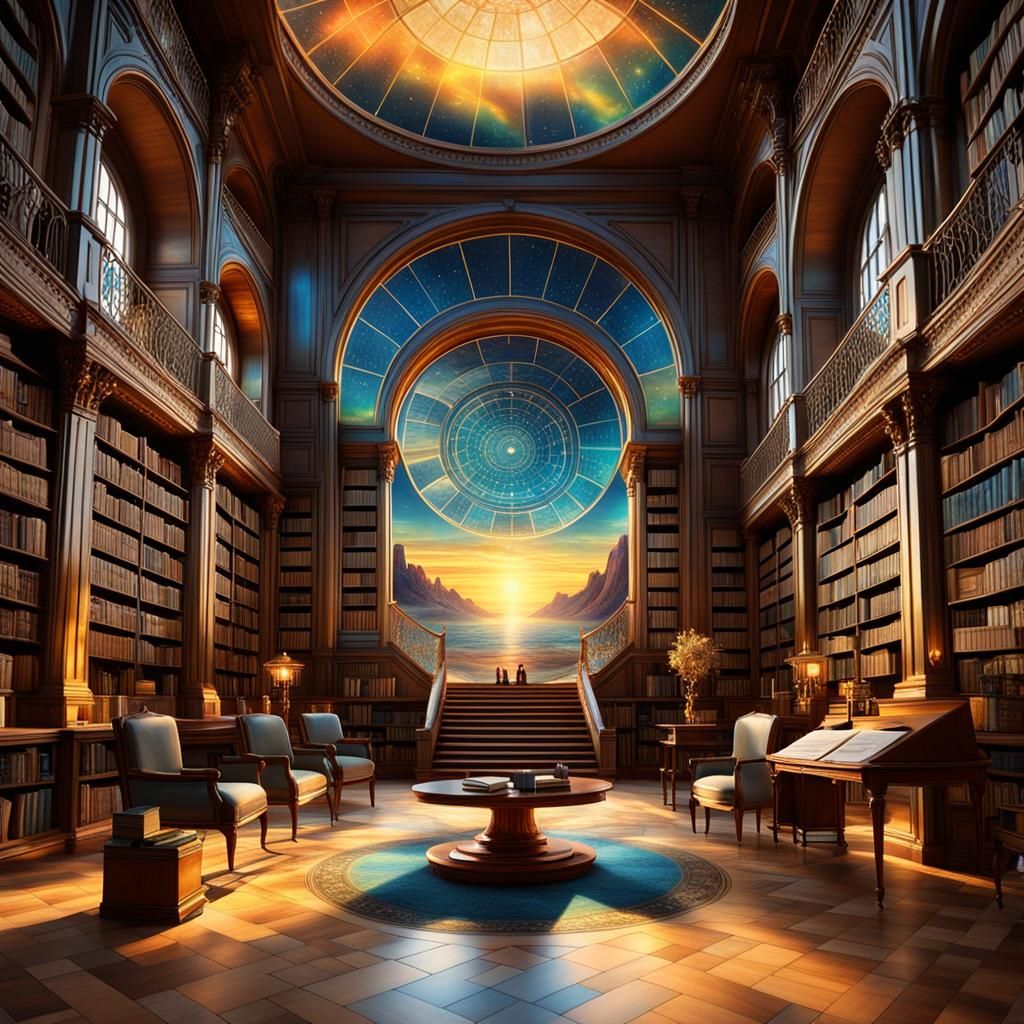 Library 2 - AI Generated Artwork - NightCafe Creator
