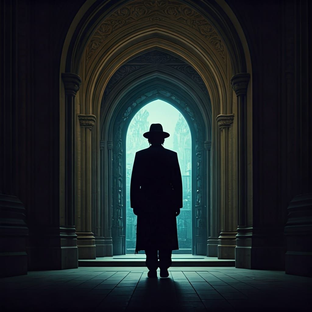 Hasidic Man's Cinematic Journey Through Magical Gate