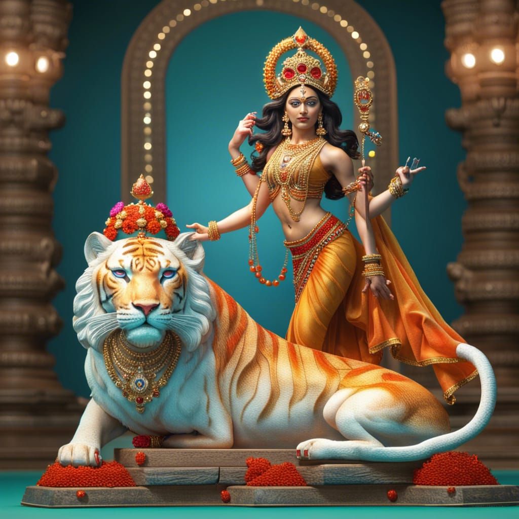 Durga Maa .png, Transparent Png - vhv