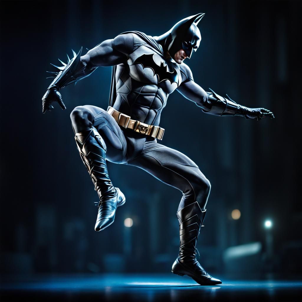 Batman dancing as a ballerina. Batman dancing intricate details, HDR ...