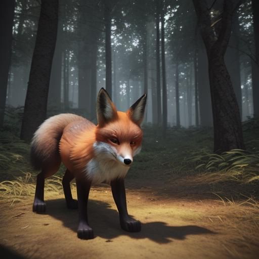fox in the Woods