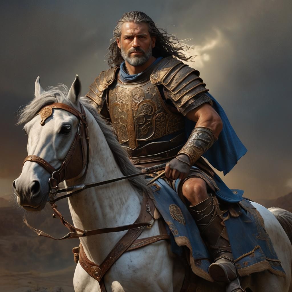 Jewish Warrior on Horseback Concept Art