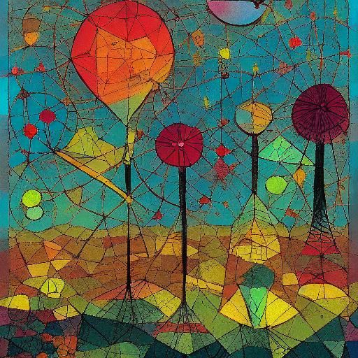 A surrealist landscape