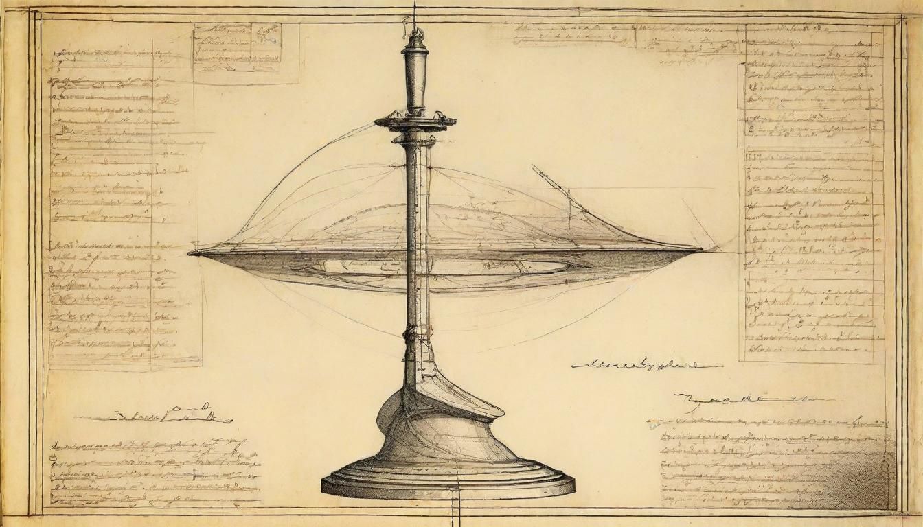 Futuristic Lamp Design by Leonardo da Vinci