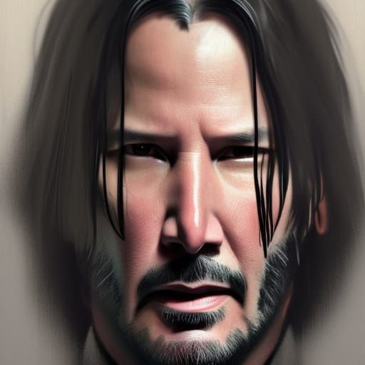 Keanu Reeves as John Wick from John Wick chapter 2
