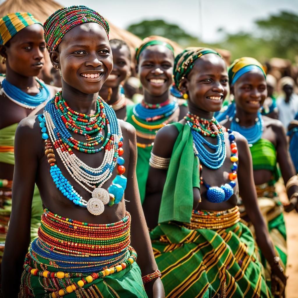 Ghana, Krobo, the Dipo is a traditional puberty rite of passage for ...