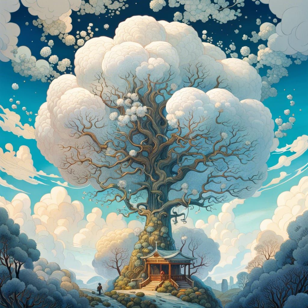 The cloud tree in full bloom...  by @Revenant_22