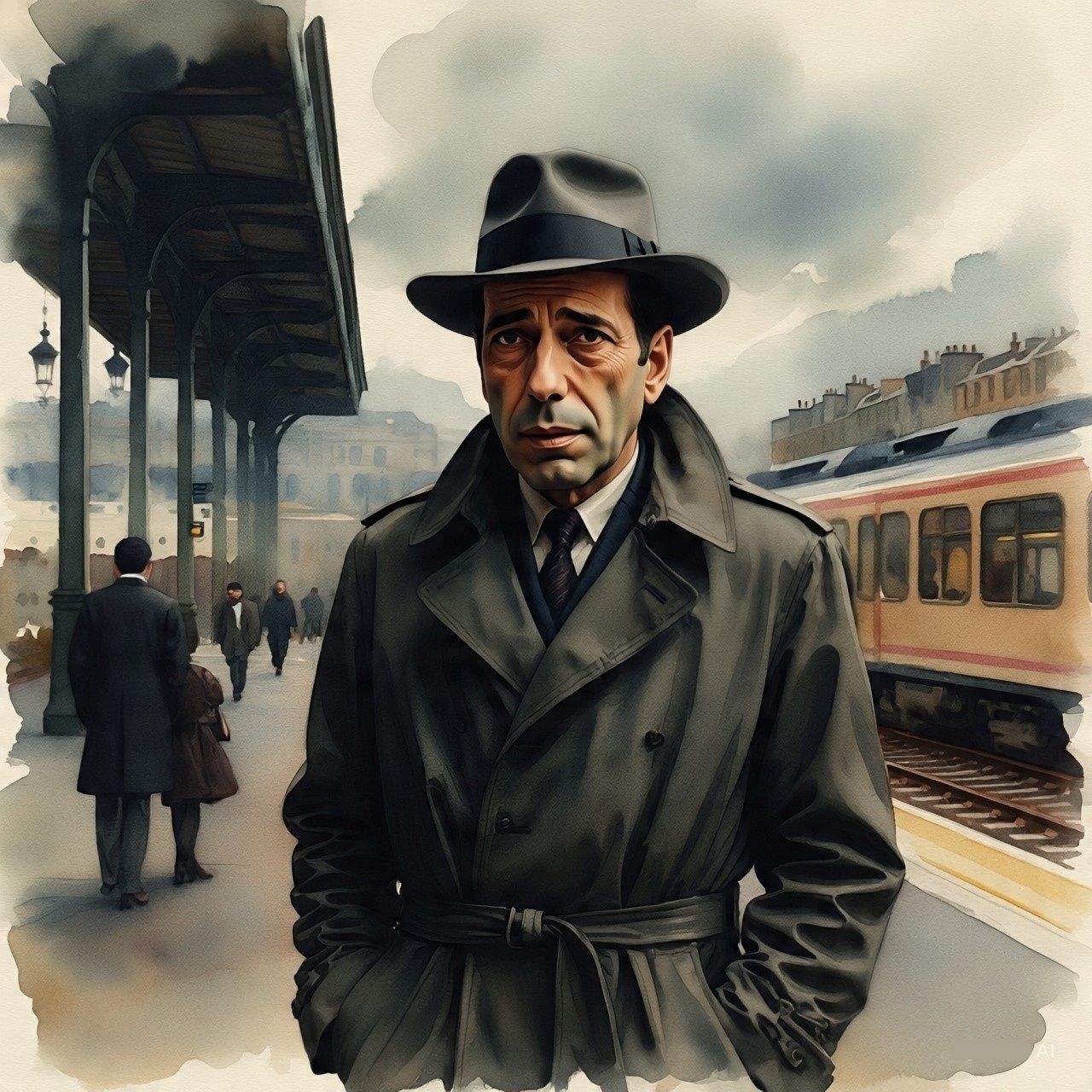 ... the man with the comical expression ...