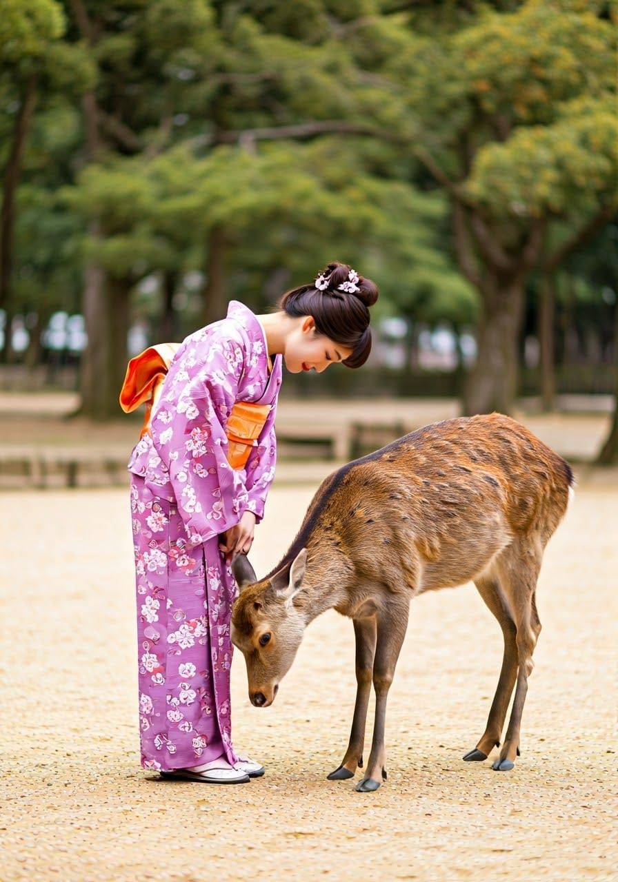 Nara Park, Japan.