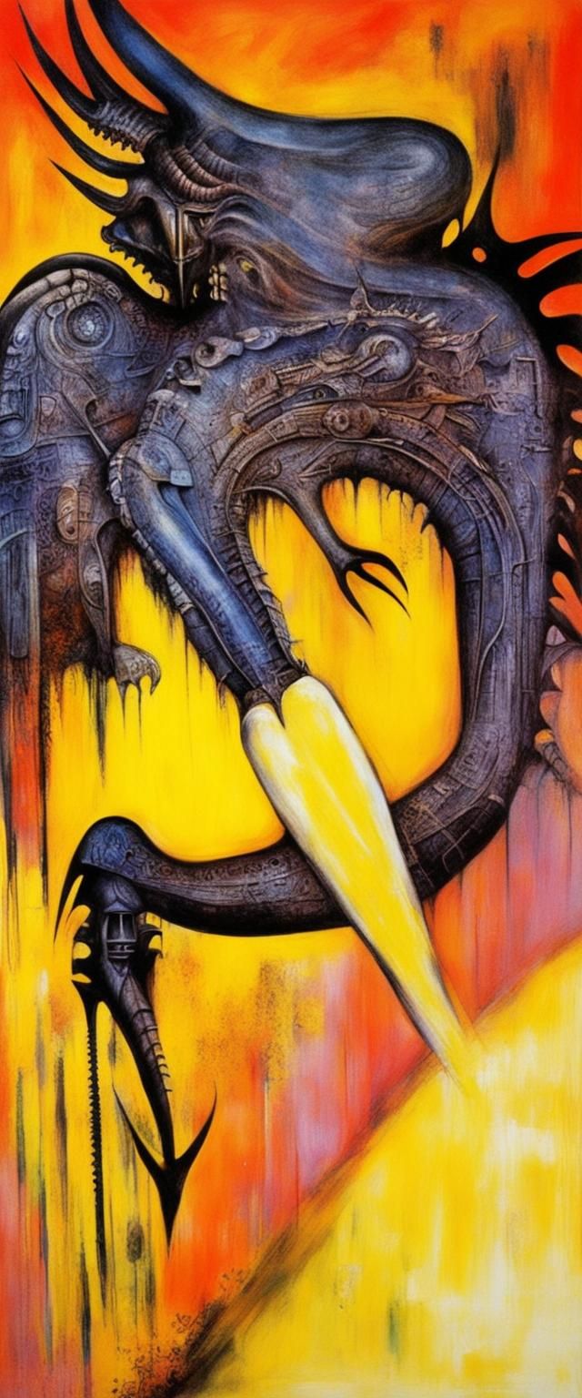 H.R. Giger graffiti gothic art