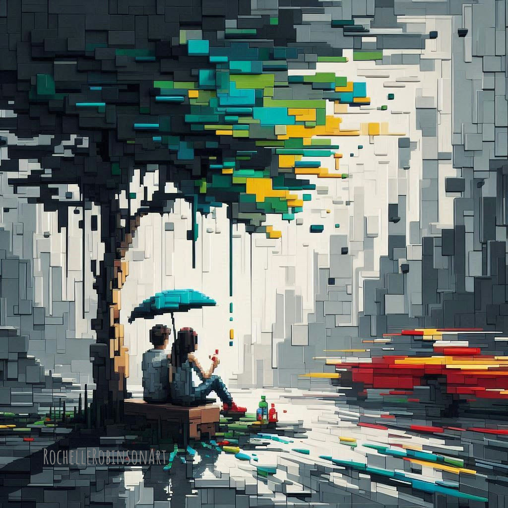 Rainy Day - Glitch Art