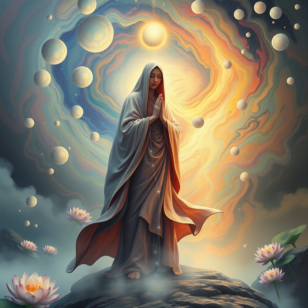 Ethereal Sage in Dreamlike Realm