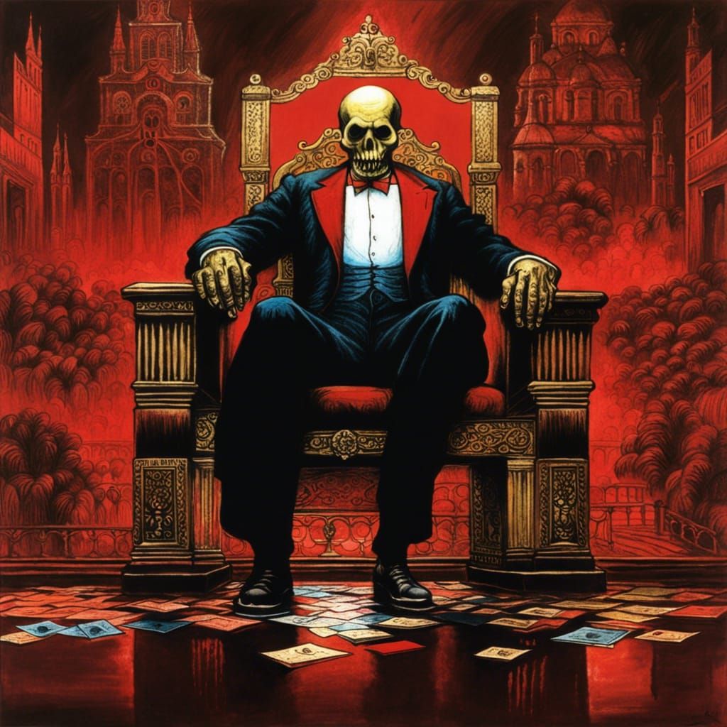 Monopoly sinister by Zdzisław Beksiński