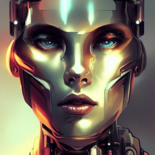 Robotic woman