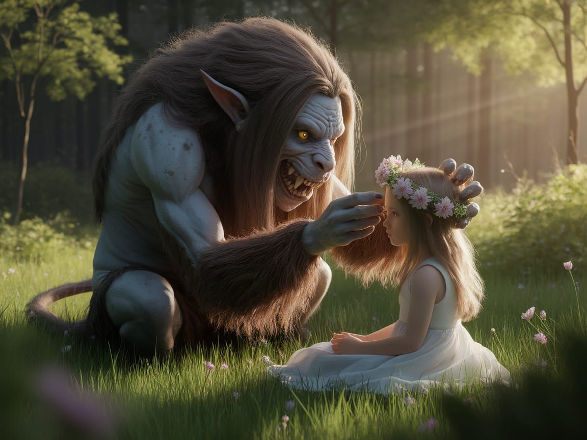 the monster with a soft heart  by @dai suki