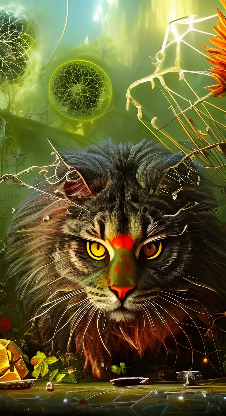 A lion tiger cat  by @Jokavld