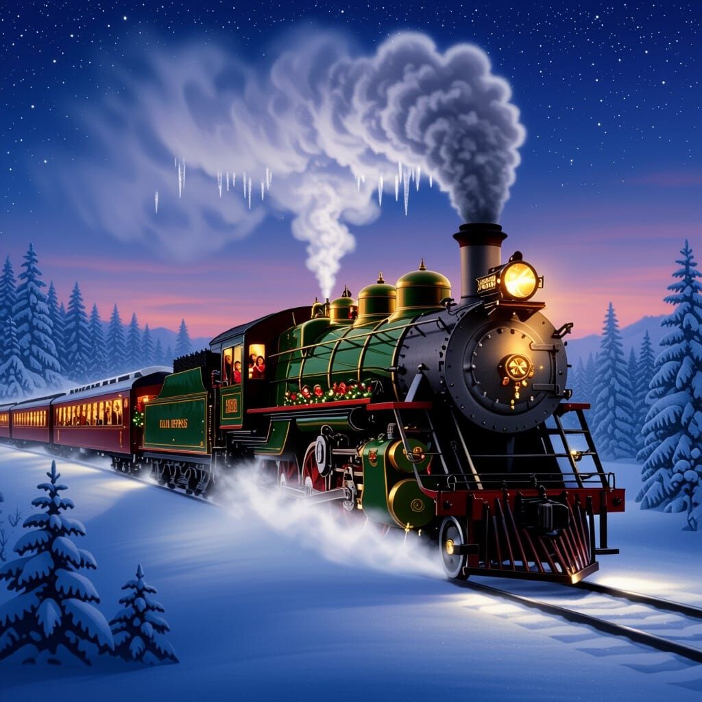 Winter train 