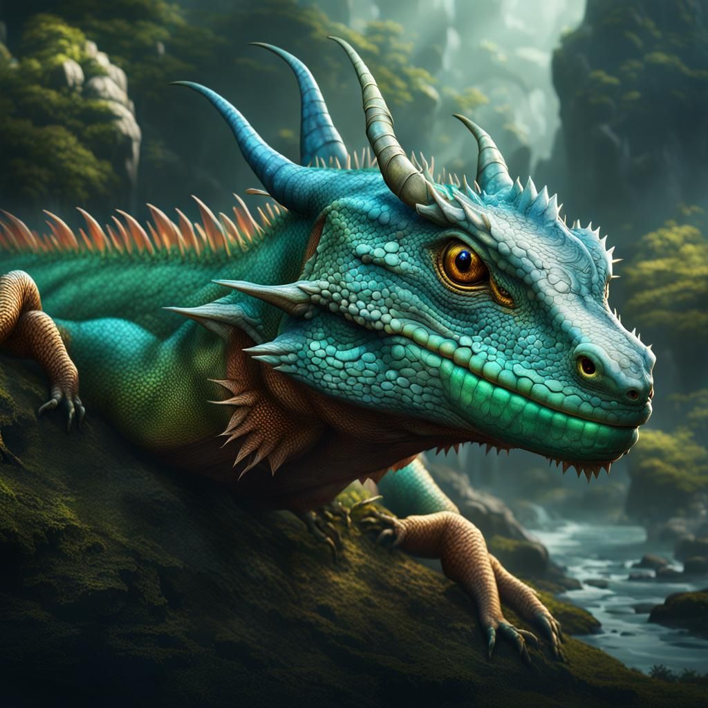 Chinese water dragon