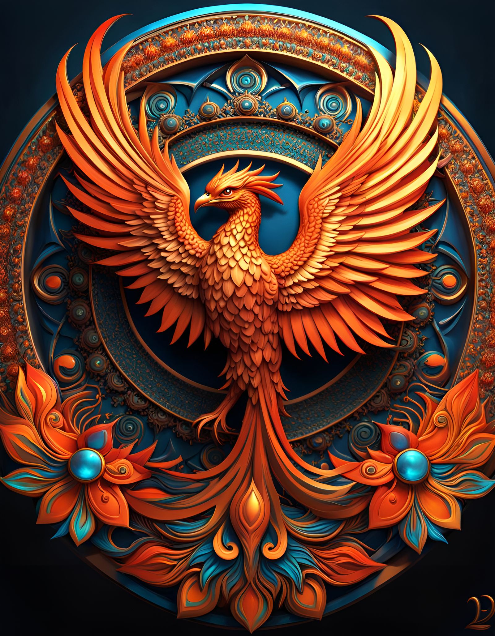 Mandala of Rebirth  by @Fibek