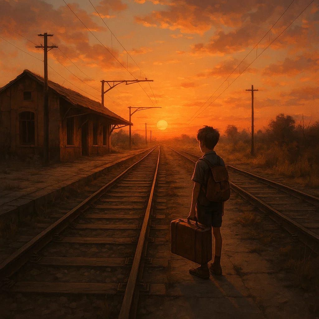 הרכבת לעולם לא תגיע- כתום