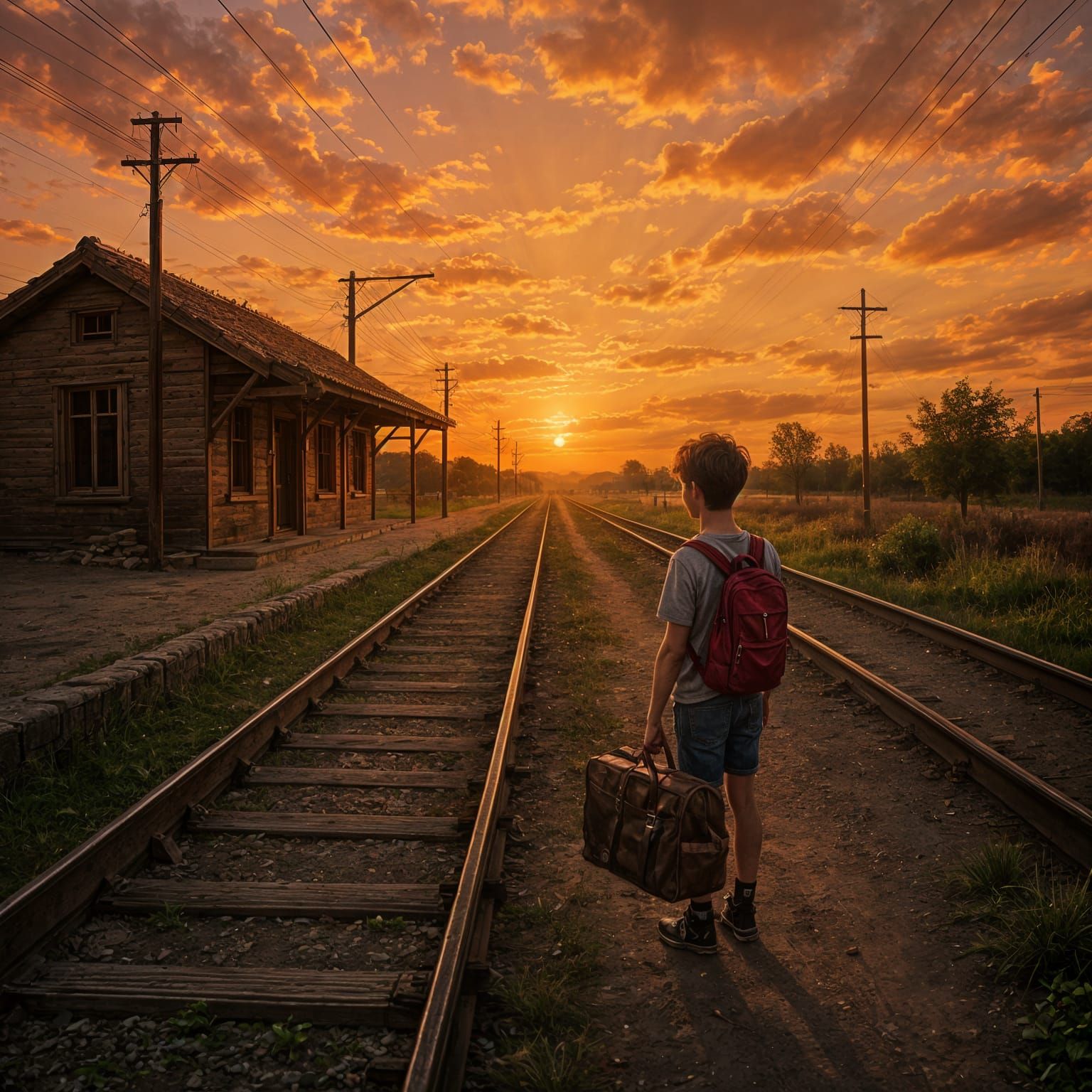 הרכבת לעולם לא תגיע- כתום