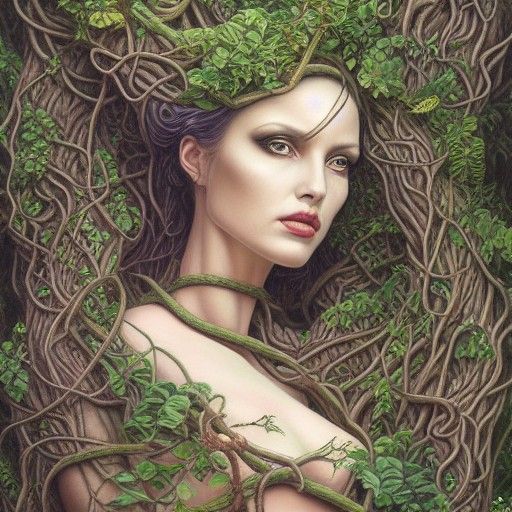 Tree Goddess 3 - AI Generated Artwork - NightCafe Creator