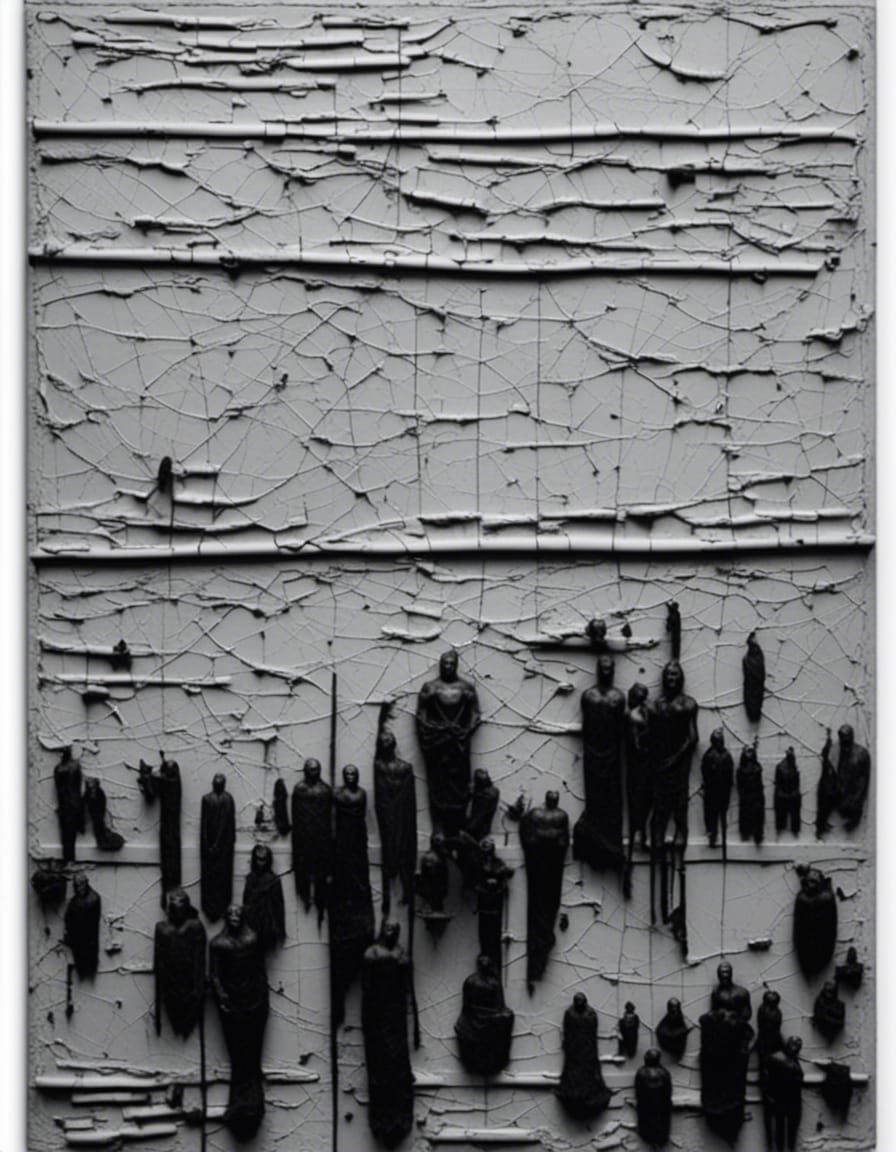 Abstract Line Art Inspired by Sound Waves