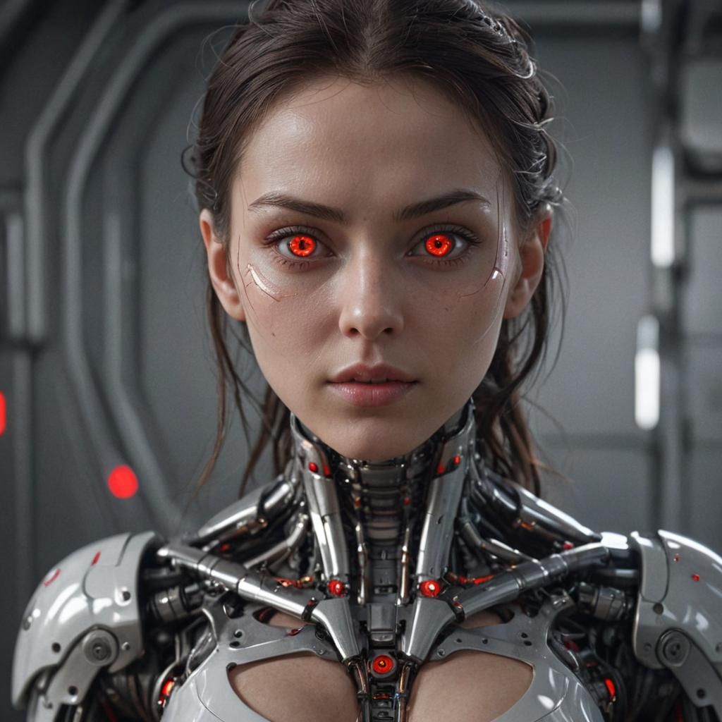 Beautiful Biomechanical Lady
