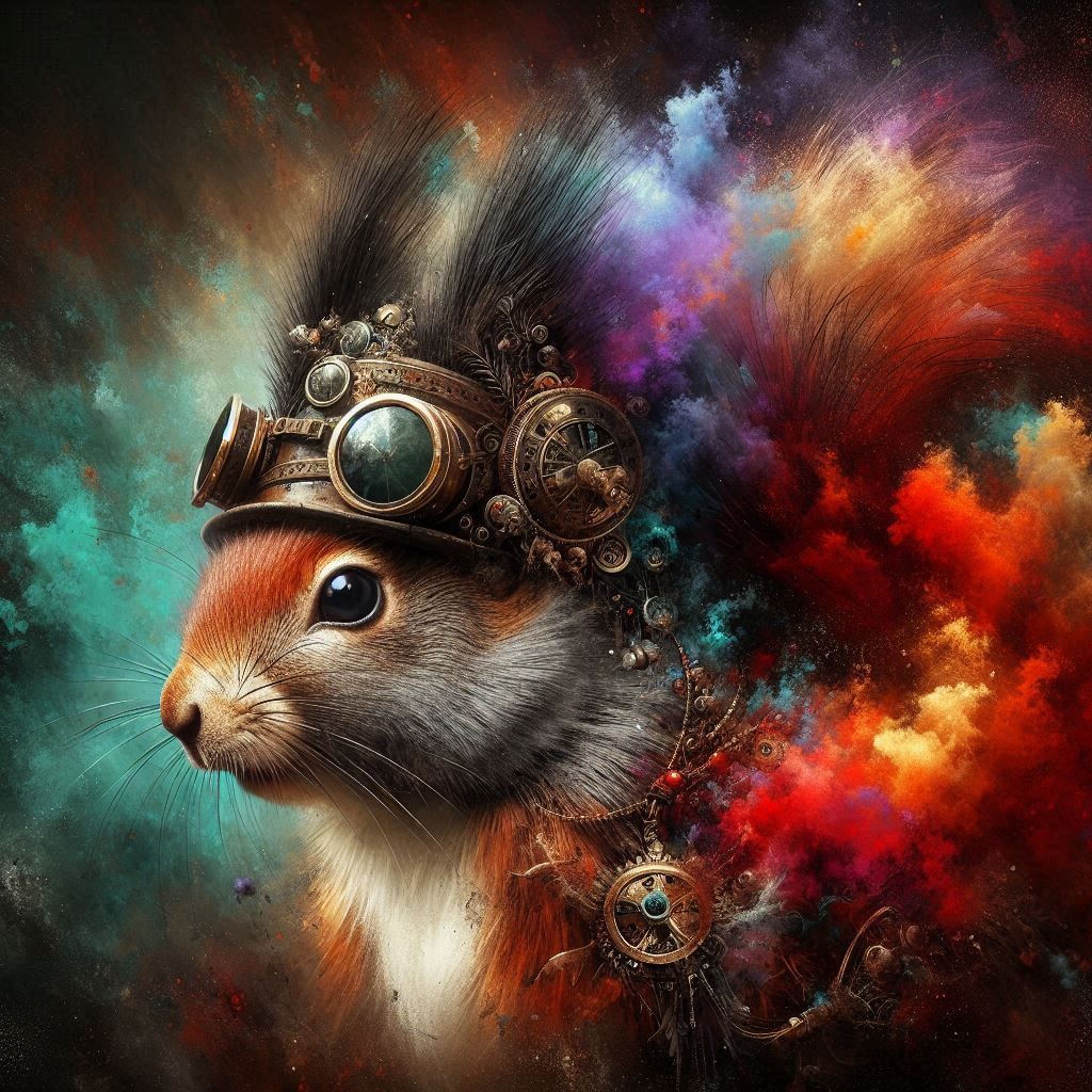 Steampunk Squirrel #5