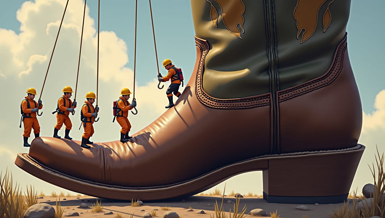 Moving Gulliver's Boot