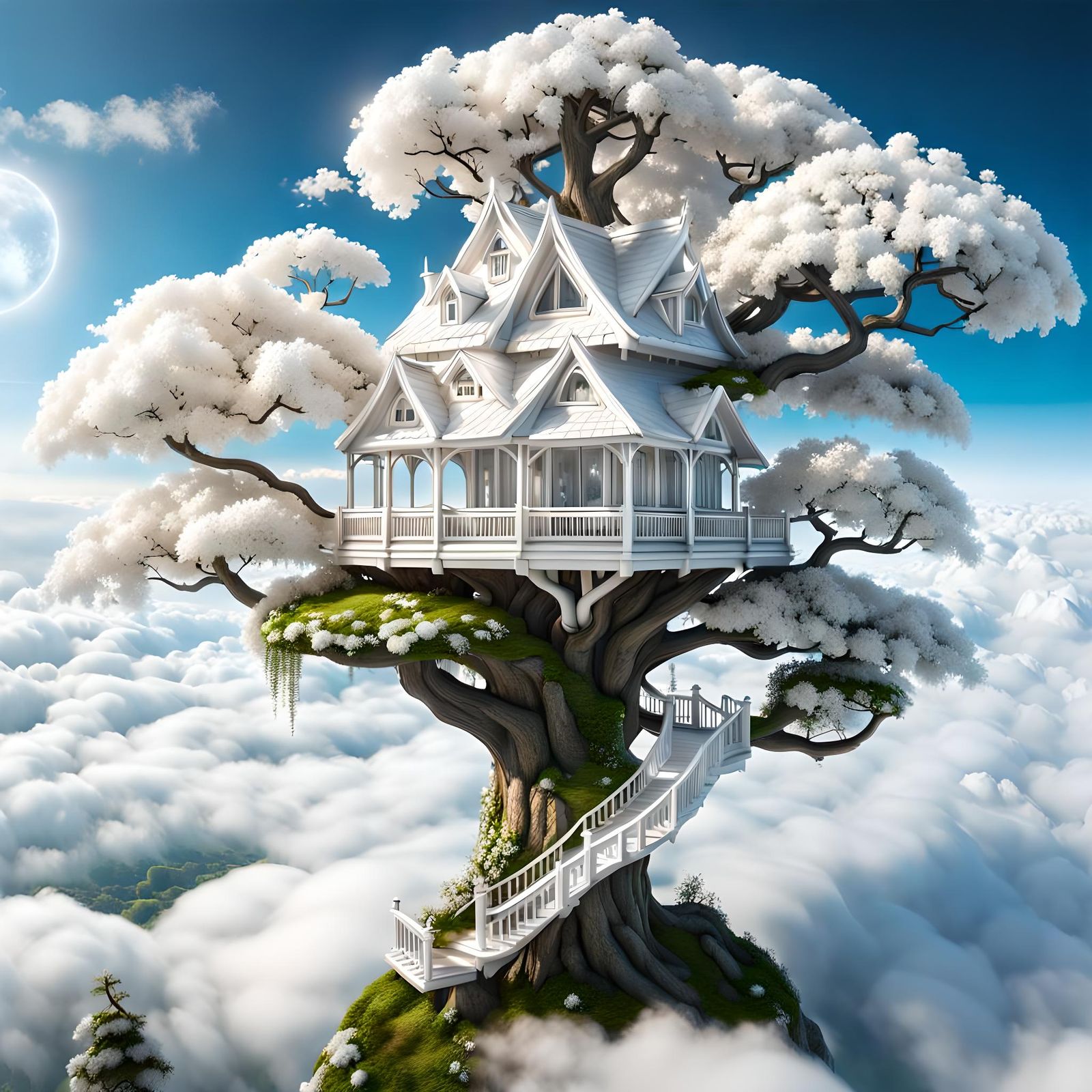 Above the clouds  by @Chirminth