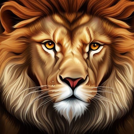 lion, 8k - AI Generated Artwork - NightCafe Creator