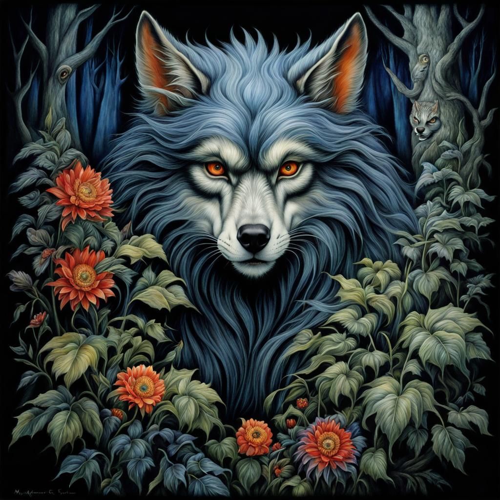 Luna the Werewolf - AI Generated Artwork - NightCafe Creator