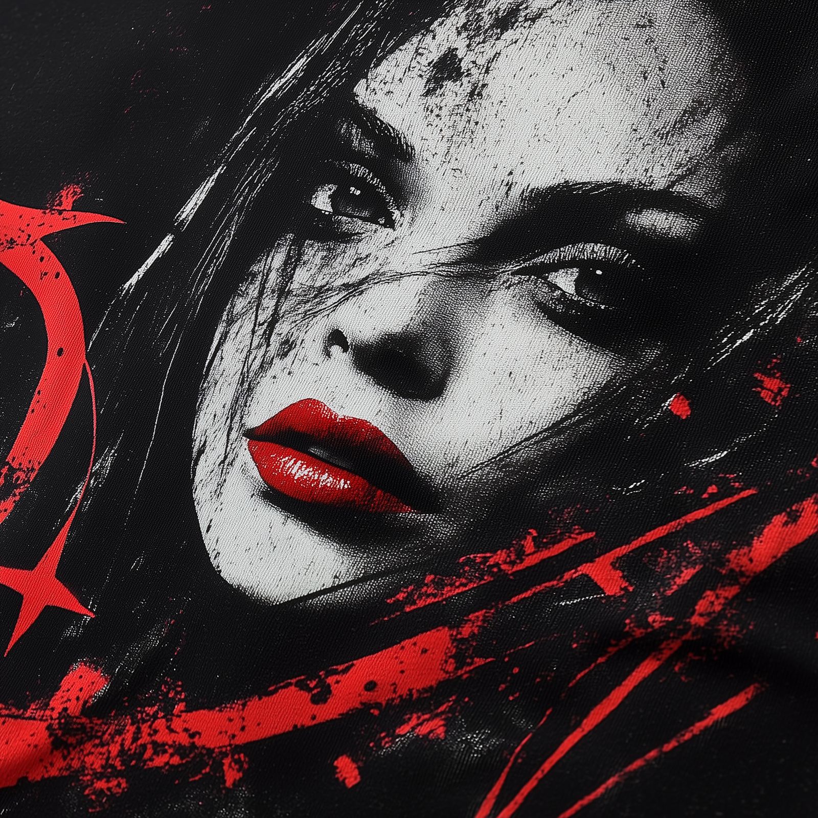 T-Shirt Print Closeup