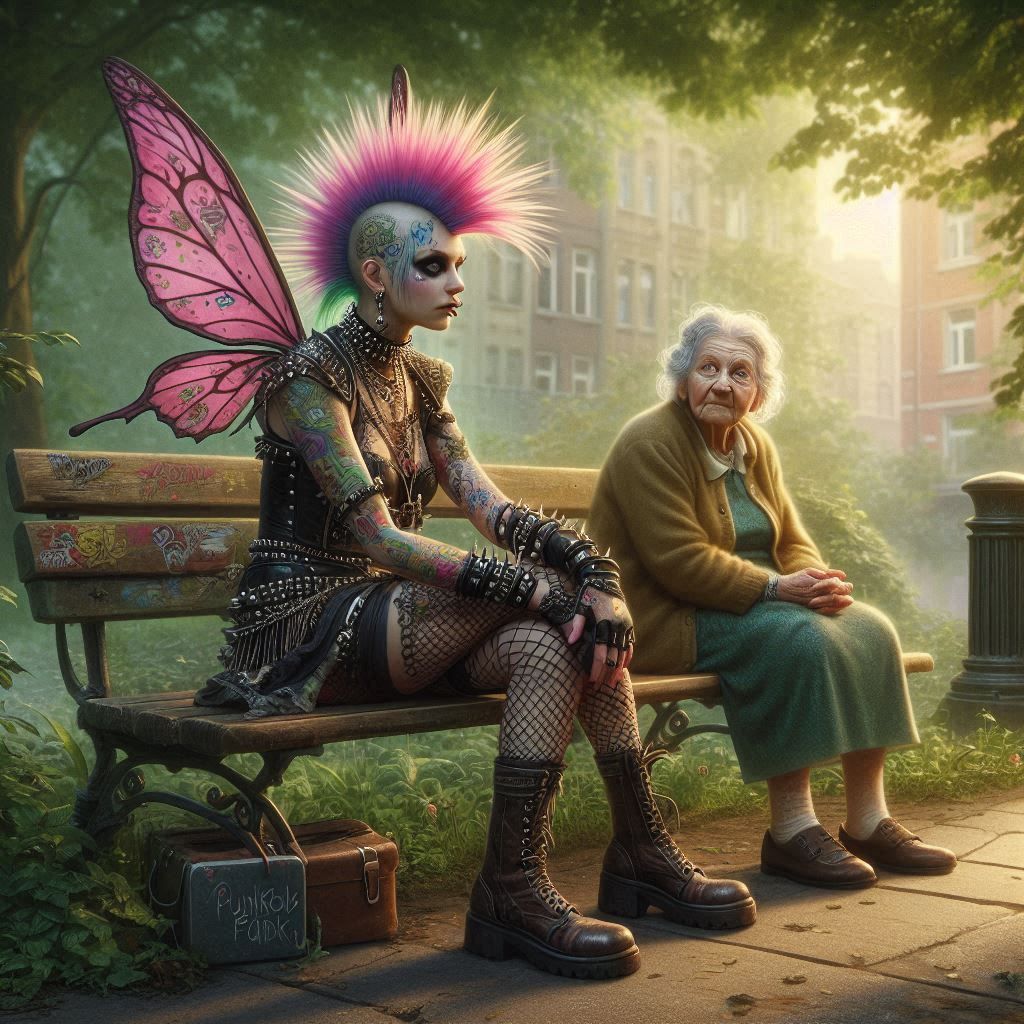 Punkrock fairy and the old lady 2