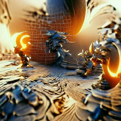 Clash of elements epic battle.