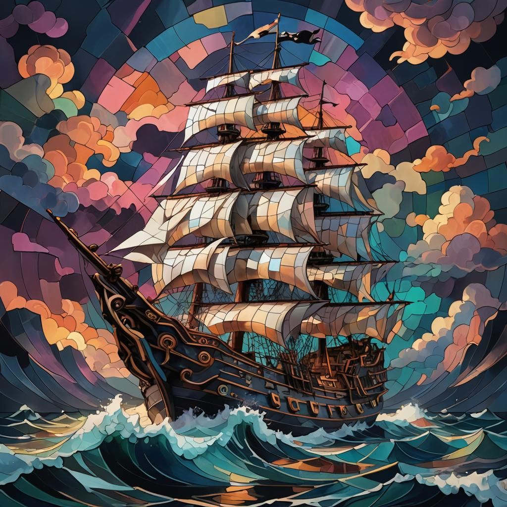 Rough seas