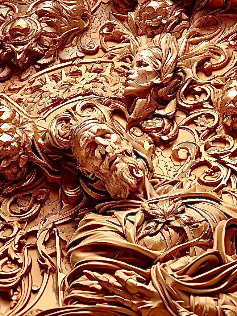 From burlap to woodcarving for Val @Freebie