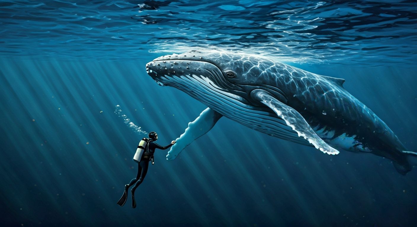 Under the sea 🐋  by @Veronika