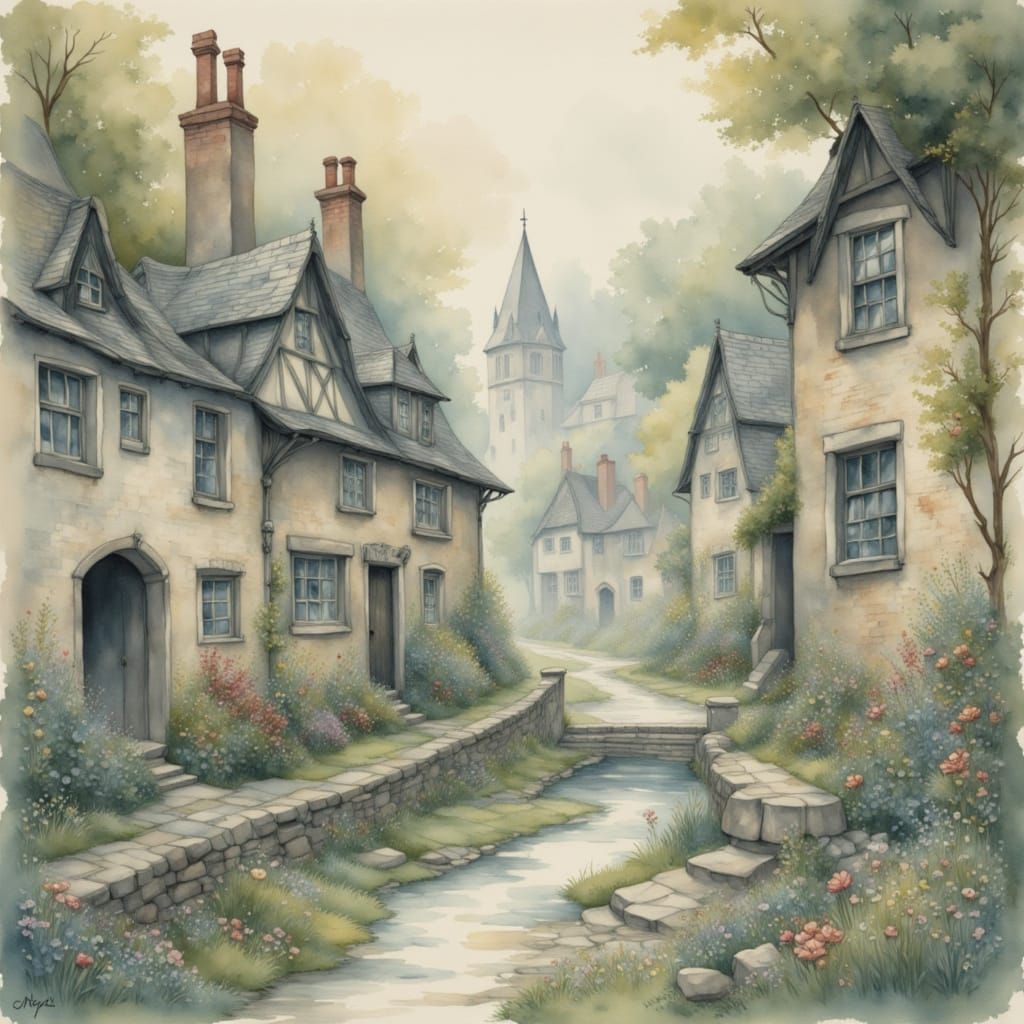 Quaint medieval town